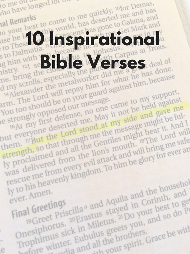 10 Inspirational Bible Verses